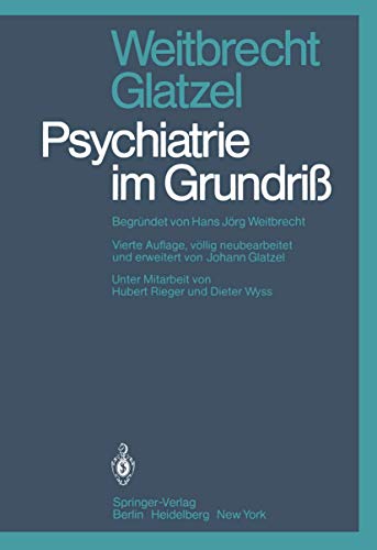 9783540094708: Psychiatrie Im Grundri