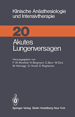 Imagen de archivo de Akutes Lungenversagen a la venta por medimops