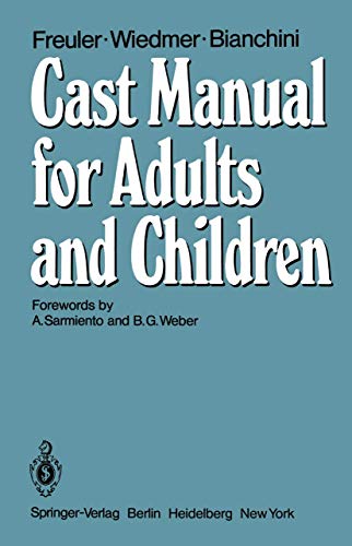 9783540095903: Cast Manual for Adults and Children