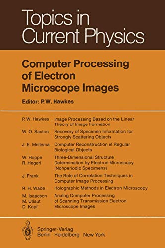 Beispielbild fr Computer Processing of Electron Microscope Images zum Verkauf von Ammareal