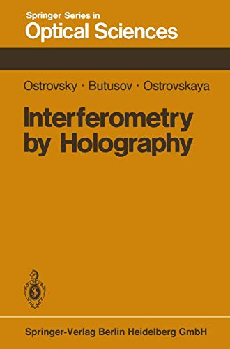 Imagen de archivo de Interferometry by Holography a la venta por Peter Rhodes