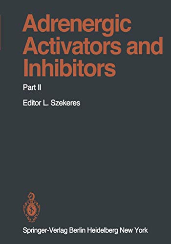 Imagen de archivo de Adrenergic Activators and Inhibitors: Part II (Handbook of Experimental Pharmacology) a la venta por Solr Books