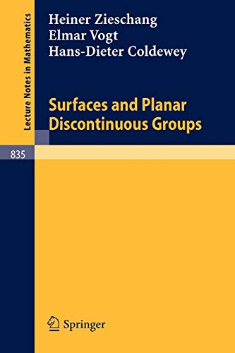 Stock image for Surfaces and Planar Discontinuous Groups for sale by Chiron Media