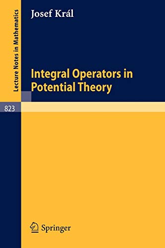 Beispielbild fr Integral Operators in Potential Theory zum Verkauf von Buchpark