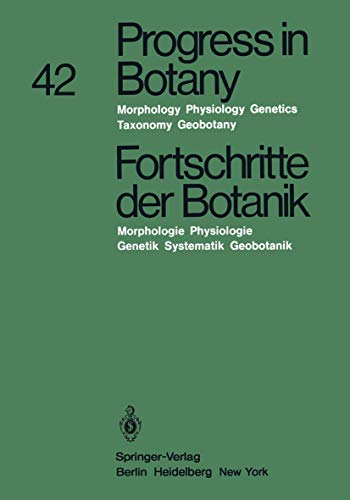 Imagen de archivo de Progress in Botany / Fortschritte der Botanik: Morphology Physiology Genetics Taxonomy Geobotany / Morphologie Physiologie Genetik Systematik Geobotanik (English and German Edition) Ellenberg, Heinz; Esser, Karl; Kubitzki, Klaus; Schnepf, Eberhard and Ziegler, Hubert a la venta por CONTINENTAL MEDIA & BEYOND