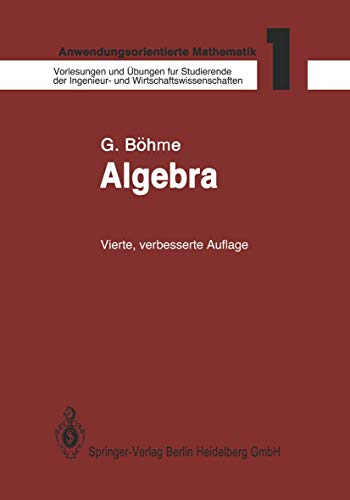 Beispielbild fr Anwendungsorientierte Mathematik: Band 1: Algebra zum Verkauf von medimops