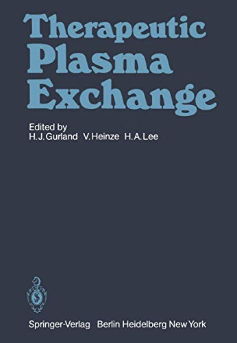 Stock image for Therapeutic Plasma Exchange for sale by Revaluation Books