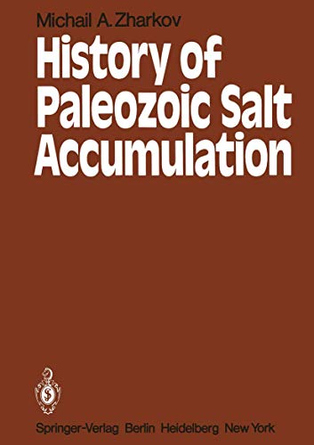 Imagen de archivo de History of Paleozoic Salt Accumulation a la venta por dsmbooks