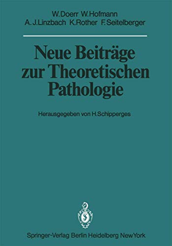 Beispielbild fr Neue Beitrge zur Theoretischen Pathologie zum Verkauf von Martin Preu / Akademische Buchhandlung Woetzel