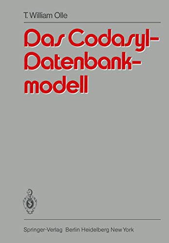 Stock image for Das Codasyl-Datenbankmodell for sale by Chiron Media