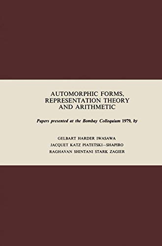 Stock image for Automorphic Forms, Representation Theory and Arithmetic for sale by Kennys Bookshop and Art Galleries Ltd.