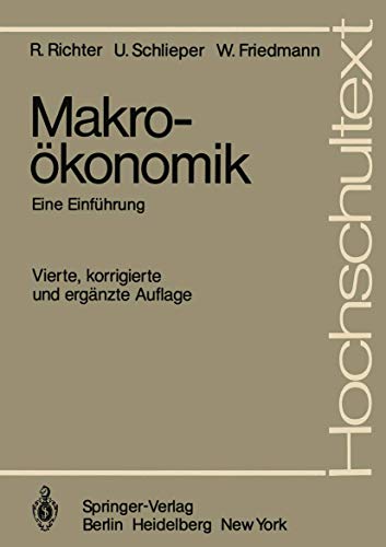 9783540109983: Makrokonomik: Eine Einfhrung (Hochschultext) (German Edition)
