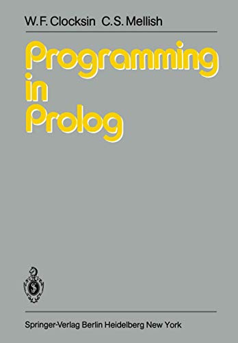 Beispielbild fr Programming in PROLOG zum Verkauf von HJP VERSANDBUCHHANDLUNG