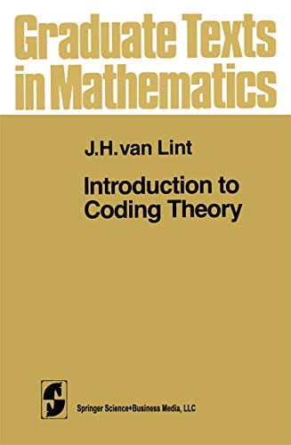 9783540112846: Introduction to Coding Theory