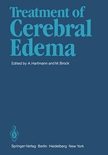9783540117513: Treatment of Cerebral Edema: Symposium on Medical Treatment of Brain Edema : 7th International Congress of Neurological Surgery : Papers
