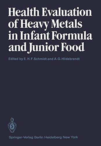 9783540118237: Health Evaluation of Heavy Metals in Infant Formula and Junior Food