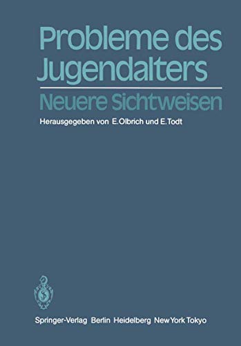 Beispielbild fr Probleme des Jugendalters: Neuere Sichtweisen zum Verkauf von Kunsthandlung Rainer Kirchner