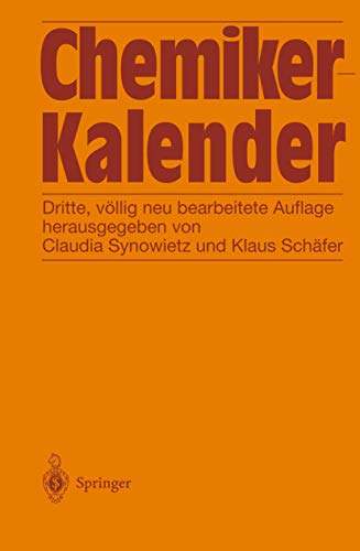 Chemiker-Kalender - Synowietz, Claudia und Klaus Schäfer (Hrsg.)