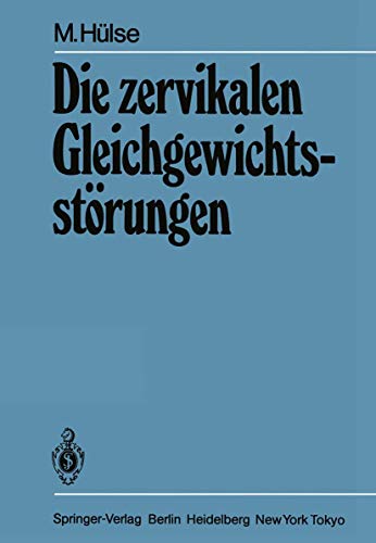 Stock image for Die zervikalen Gleichgewichtsst rungen for sale by Ria Christie Collections