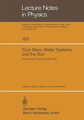 Imagen de archivo de Cool Stars, Stellar Systems, and the Sun. a la venta por Blue Heron Books