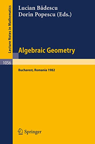 Algebraic Geometry - Badescu, L.|Popescu, D.