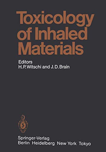 Stock image for Toxicology of Inhaled Materials: General Principles of Inhalation Toxicology (Handbook of Experimental Pharmacology, Vol. 75) (Volume 75) for sale by Anybook.com