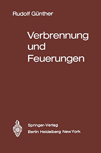 Stock image for Verbrennung Und Feuerungen for sale by Chiron Media