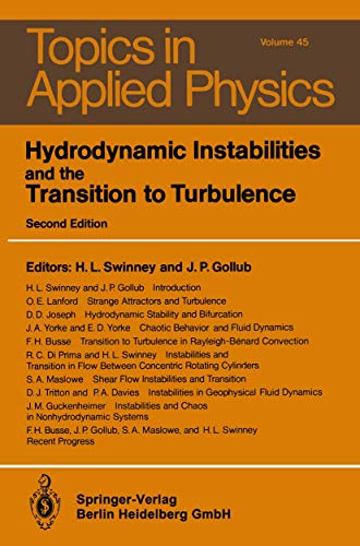 9783540133193: Hydrodynamic Instabilities and the Transition to Turbulence: 45 (Topics in Applied Physics)