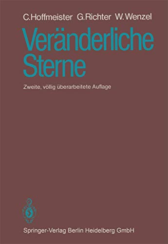 Veränderliche Sterne (German Edition) - Hoffmeister, C.; Richter, G.; Wenzel, W.