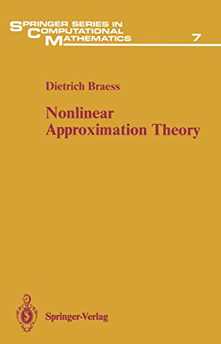 9783540136255: Nonlinear Approximation Theory