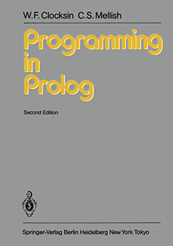 Stock image for Programming in Prolog for sale by WorldofBooks