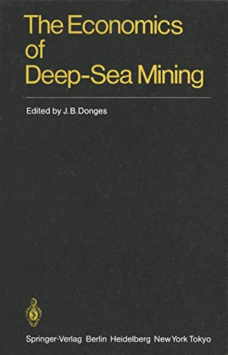 Imagen de archivo de The Economics of Deep-Sea Mining a la venta por Phatpocket Limited