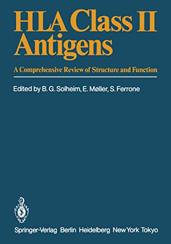 9783540153160: HLA Class II Antigens: A Comprehensive Review of Structure and Function