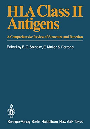 Imagen de archivo de HLA Class II Antigens: A Comprehensive Review of Structure and Function a la venta por medimops