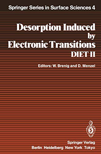 9783540155935: Desorption Induced by Electronic Transitions DIET II: Proceedings of the Second International Workshop, Schlo Elmau, Bavaria, October 15–17, 1984 (Springer Series in Surface Sciences)