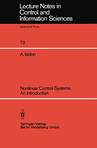 9783540155959: Nonlinear Control Systems: an Introduction