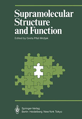 9783540161028: Supramolecular Structure and Function: International School on Biophysics : Papers (Proceedings in Life Sciences)