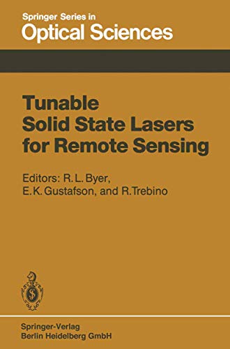Stock image for Tunable Solid State Lasers for Remote Sensing (Springer Series in Optical Sciences) for sale by Zubal-Books, Since 1961