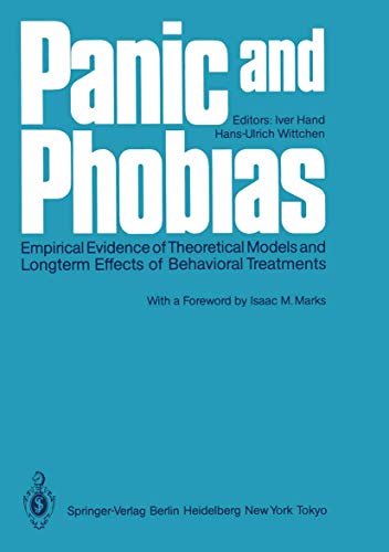 Stock image for Panic and Phobias: Empirical Evidence of Theoretical Models and Longterm Effects of Behavioral Treatments for sale by Buchpark