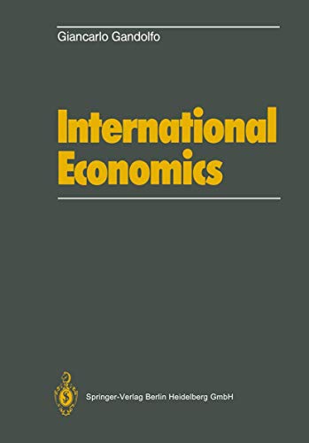 9783540167075: International Economics