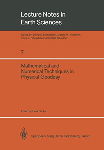 Imagen de archivo de Mathematical and Numerical Techniques in Physical Geodesy a la venta por Recycle Bookstore