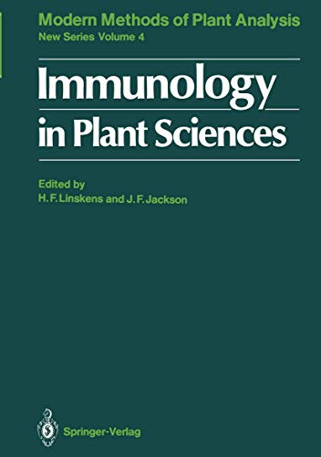 Beispielbild fr Immunology in Plant Sciences (Molecular Methods of Plant Analysis Volume 4) zum Verkauf von Bernhard Kiewel Rare Books