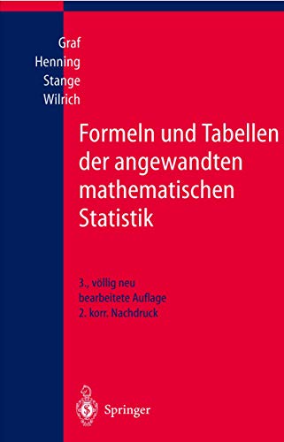 Beispielbild fr Formeln und Tabellen der angewandten mathematischen Statistik zum Verkauf von medimops