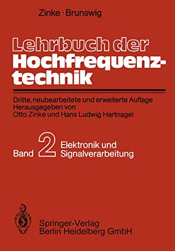 Beispielbild fr Elektronik und Signalverarbeitung, 2. Band zum Verkauf von medimops