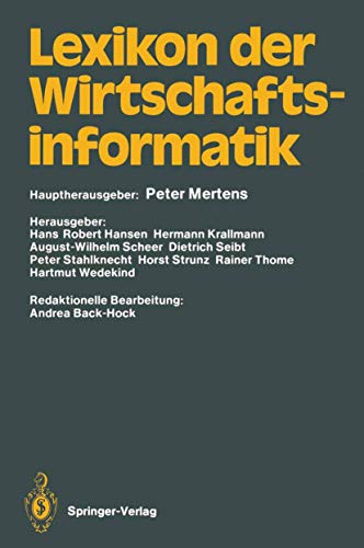 Stock image for Lexikon der Wirtschaftsinformatik for sale by Bernhard Kiewel Rare Books