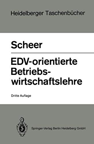 9783540171461: Edv-Orientierte Betriebswirtschaftslehre (Heidelberger Taschenbcher)