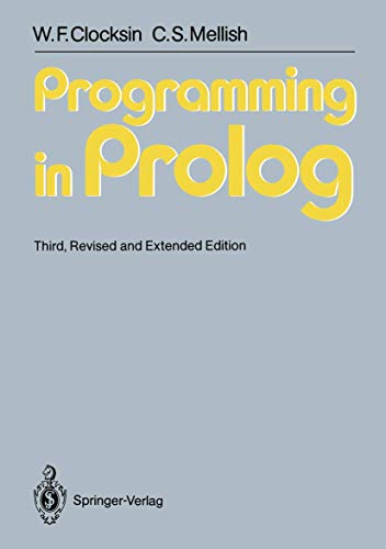 Beispielbild fr Programming in Prolog zum Verkauf von Better World Books