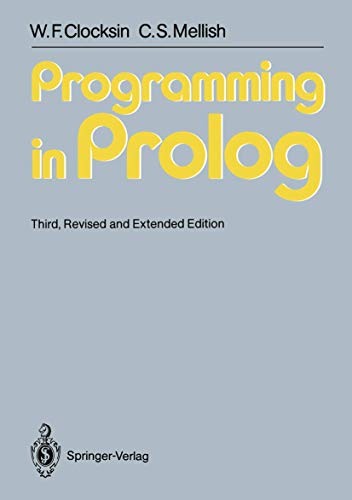 9783540175391: Programming in Prolog: Using the ISO Standard