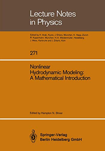 9783540175575: Nonlinear Hydrodynamic Modeling: A Mathematical Introduction