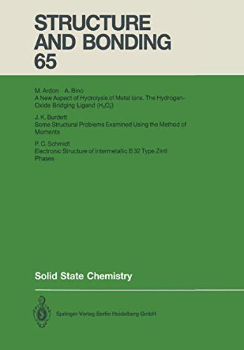 9783540175810: Solid State Chemistry (Structure and Bonding)